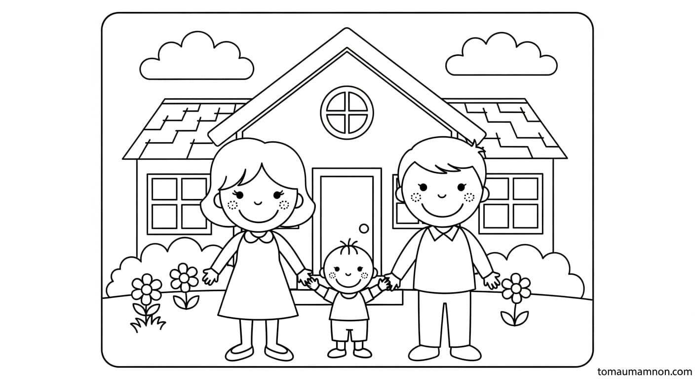 Vẽ Ngôi Nhà Của Bé Vẽ ngôi nhà của bé 5