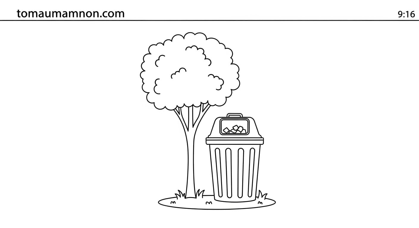 Bài học về bảo vệ môi trường qua vẽ tranh