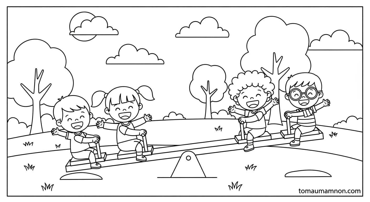 Vẽ Tranh Công Viên Công viên mùa xuân