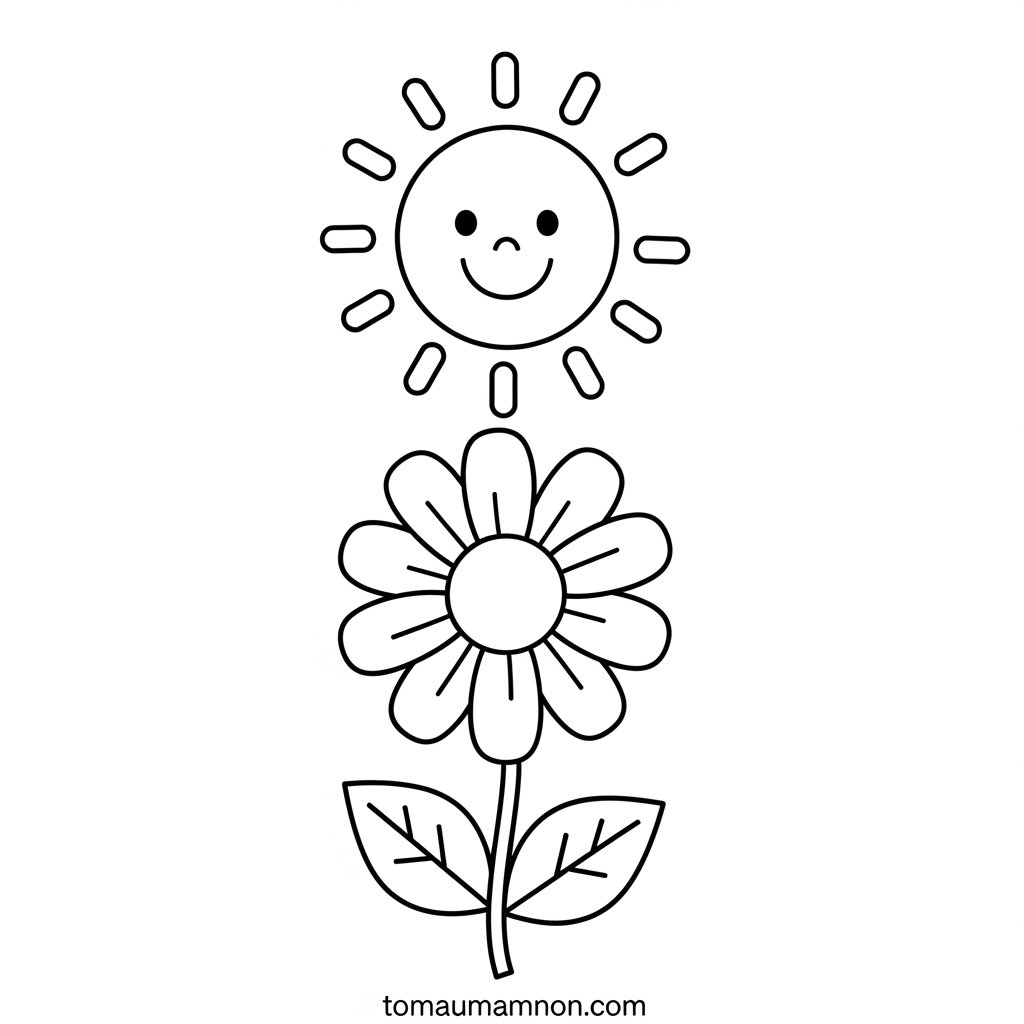 In tranh tô màu phù hợp độ tuổi bé