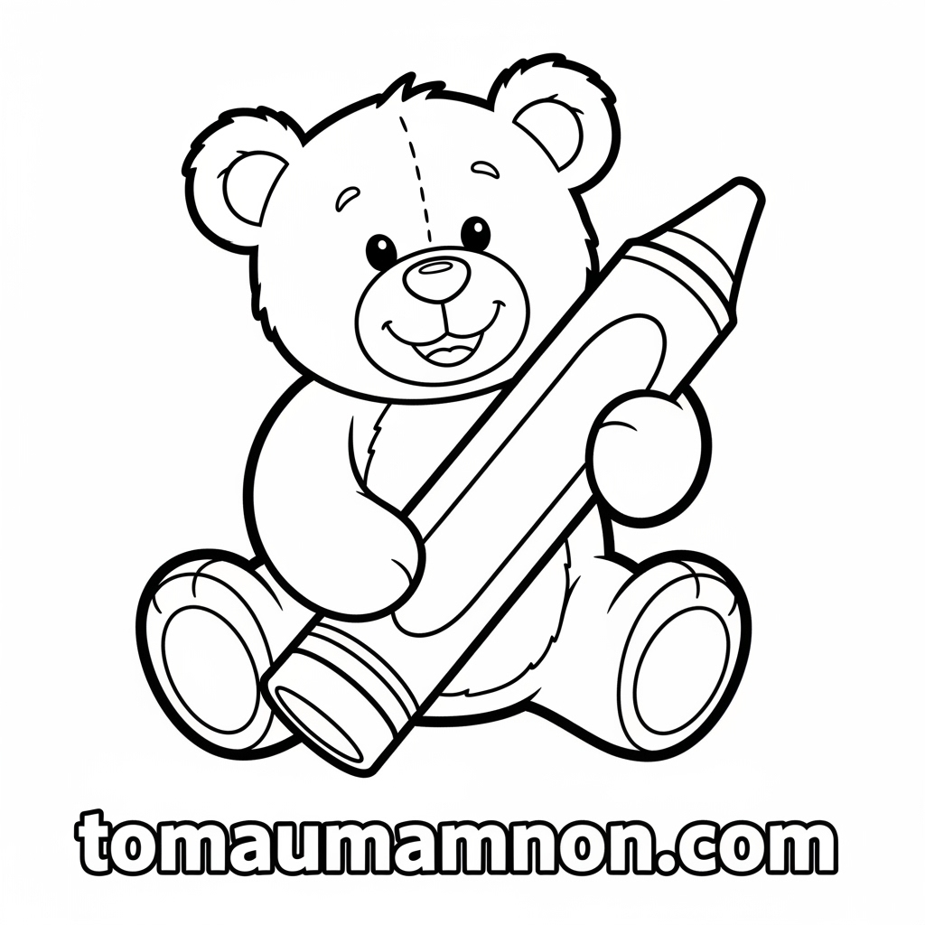 Vở tô màu miễn phí cho bé mầm non